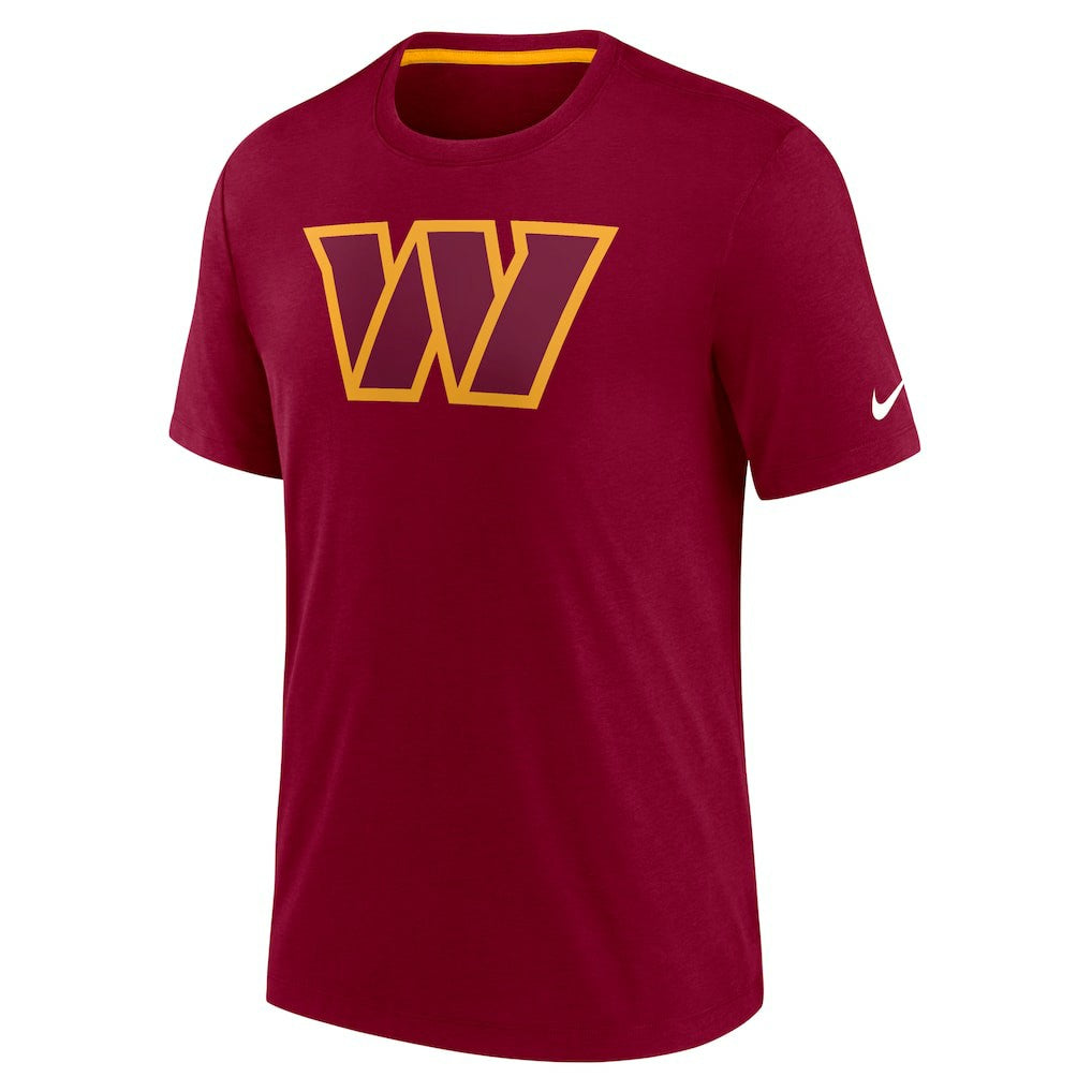 Washington Commanders Playback Logo Tri-Blend T-Shirt - Burgundy - Nike