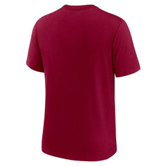 Washington Commanders Playback Logo Tri-Blend T-Shirt - Burgundy - Nike
