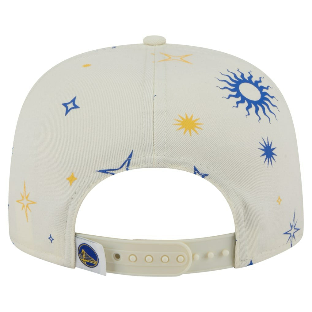 New Era Golden State Warriors Lunar Golfer Snapback Hat Cream