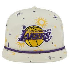 New Era Los Angeles Lakers Lunar Golfer Snapback Hat Cream