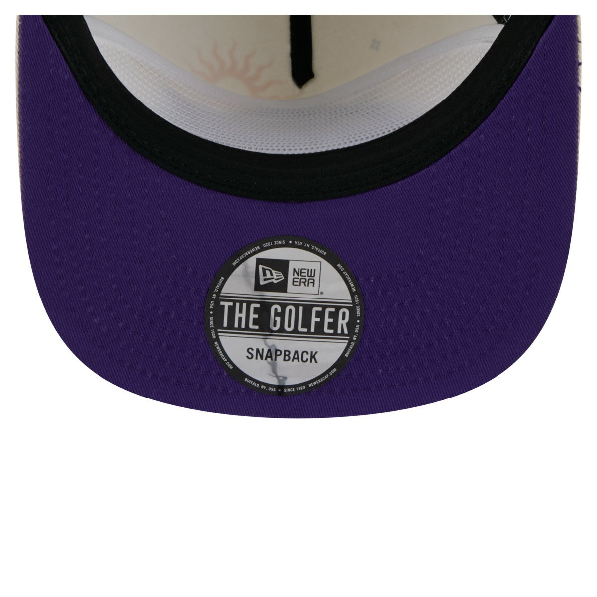 New Era Los Angeles Lakers Lunar Golfer Snapback Hat Cream