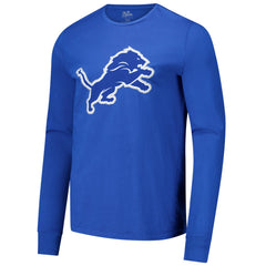 Amon-Ra St. Brown Detroit Lions Majestic Threads Name & Number Long Sleeve T-Shirt - Blue - NFL