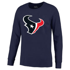 C.J. Stroud Houston Texans Majestic Threads Name & Number Non-Distressed Long Sleeve T-Shirt - Navy - NFL