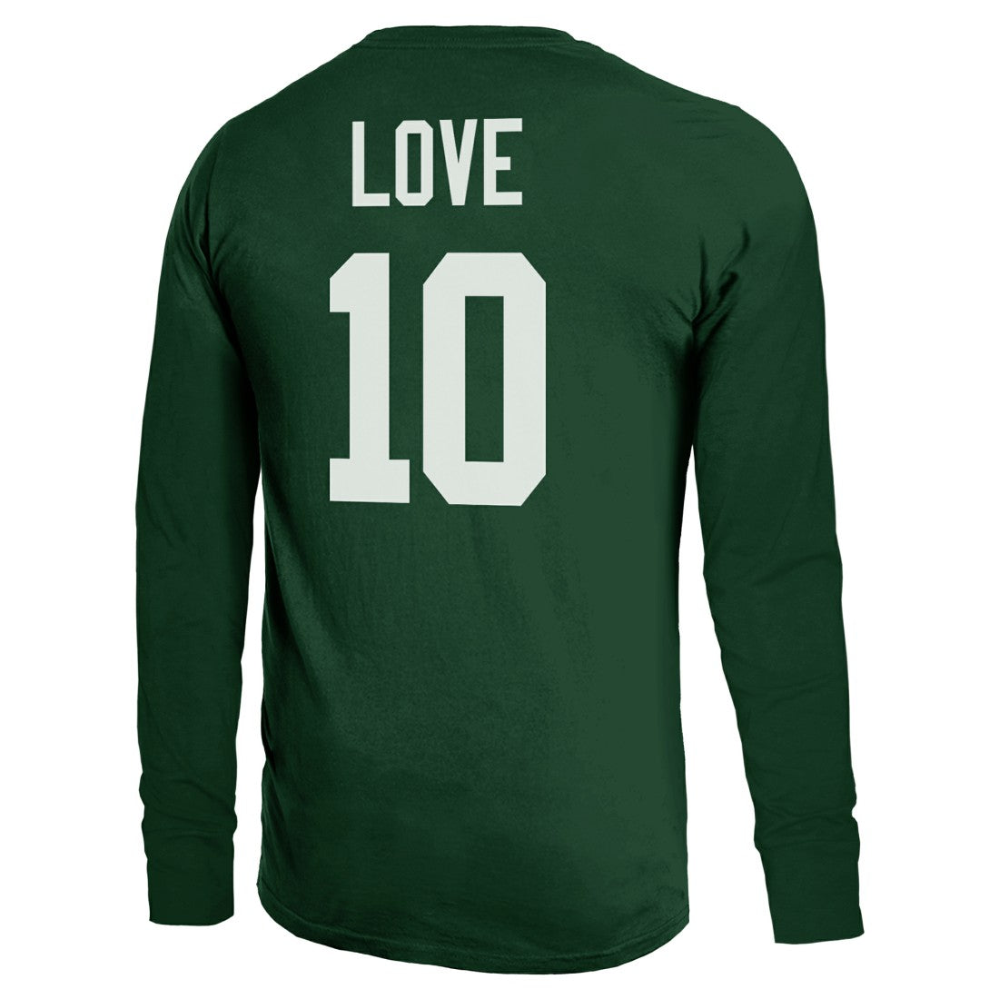 Jordan Love Green Bay Packers Majestic Threads Name & Number Long Sleeve T-Shirt - Green - NFL