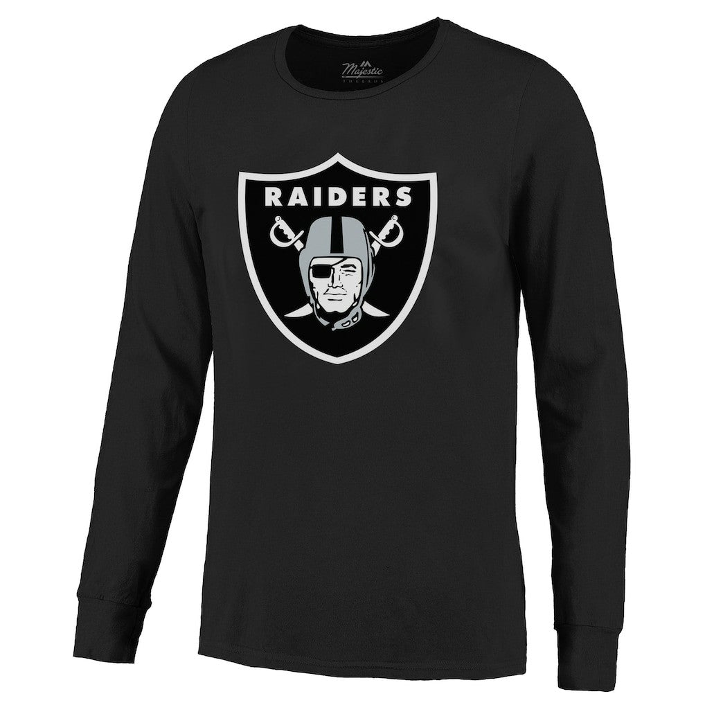 Maxx Crosby Las Vegas Raiders Majestic Threads Name & Number Non-Distressed Long Sleeve T-Shirt - Black - NFL