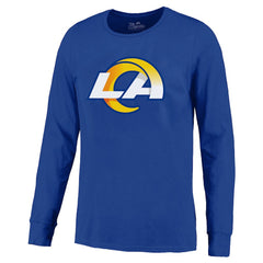 Puka Nacua Los Angeles Rams Majestic Threads Name & Number Non-Distressed Long Sleeve T-Shirt - Royal - NFL