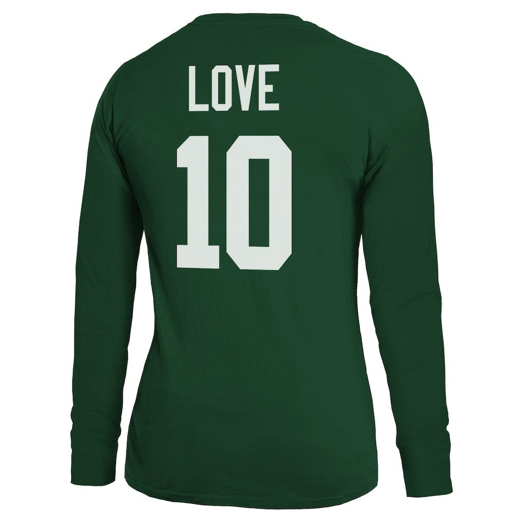 Jordan Love Green Bay Packers Majestic Threads Women's Name & Number Long Sleeve T-Shirt - Green - NFL