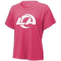 Puka Nacua Los Angeles Rams Majestic Threads Women's Name & Number T-Shirt - Pink - NFL