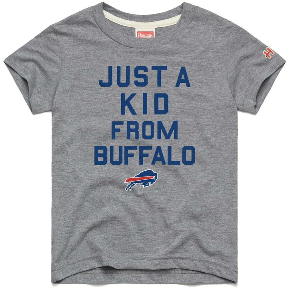 Buffalo Bills Homage Youth Just a Kid Tri-Blend T-Shirt - Gray - NFL