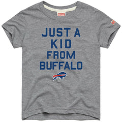 Buffalo Bills Homage Youth Just a Kid Tri-Blend T-Shirt - Gray - NFL