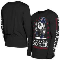 New Era - USMNT New Era Old School Sport Long Sleeve T-Shirt - Black