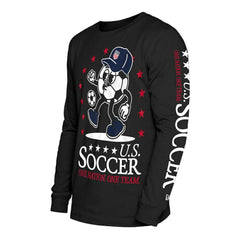 New Era - USMNT New Era Old School Sport Long Sleeve T-Shirt - Black