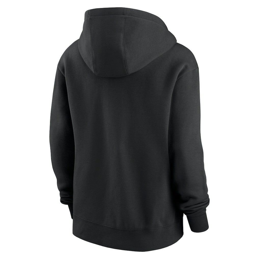 Cleveland Browns Women's 2024 NFL Crucial Catch Club Pullover Hoodie - Black - Nike