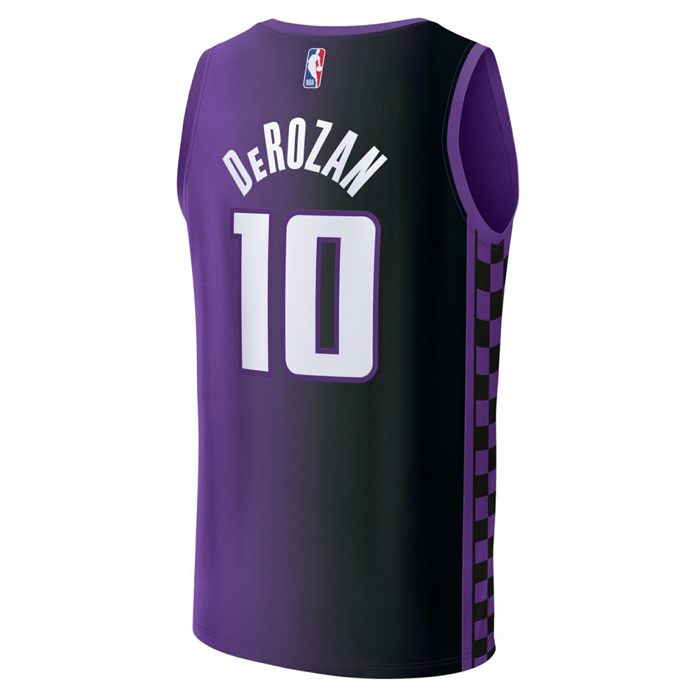 Fanatics DeMar DeRozan Sacramento Kings Fast Break Replica Jersey Statement Edition Purple