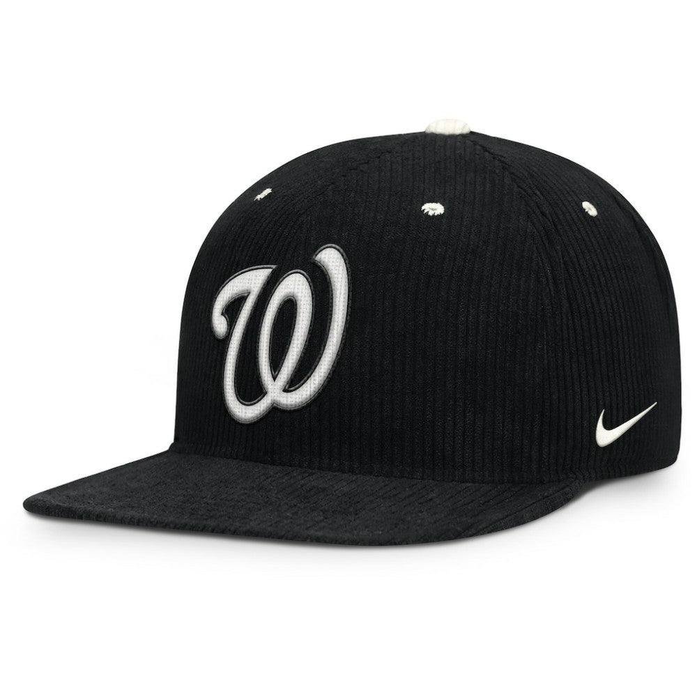 Washington Nationals Nike Pro Corduroy Structured Snapback Hat Sale