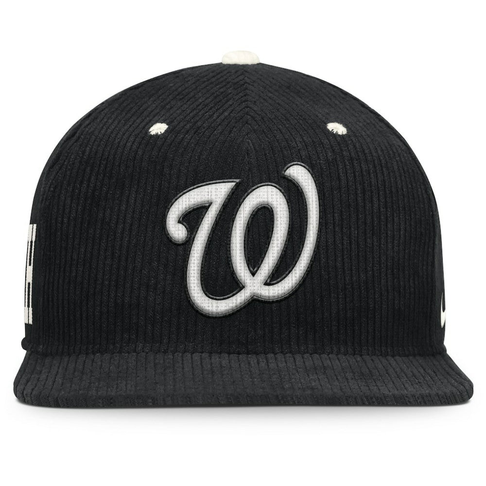 Washington Nationals Nike Pro Corduroy Structured Snapback Hat Sale
