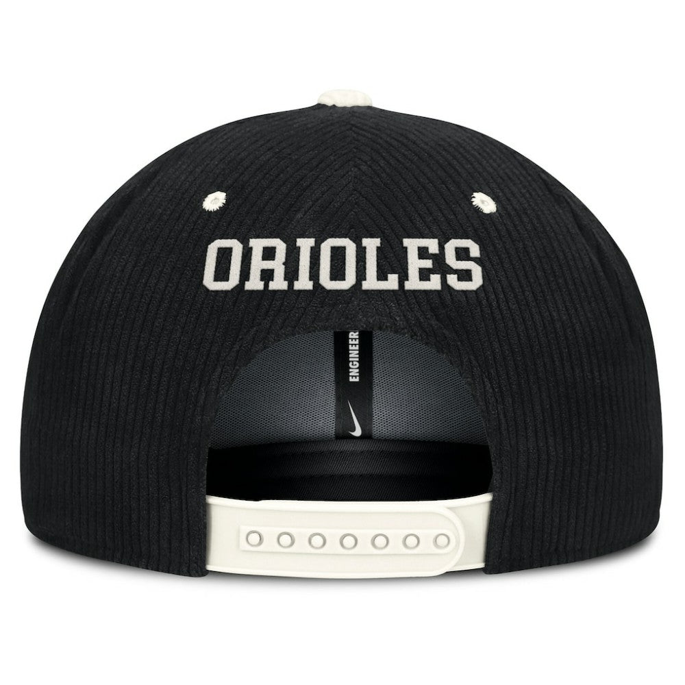Baltimore Orioles Nike Pro Corduroy Structured Snapback Hat Discount