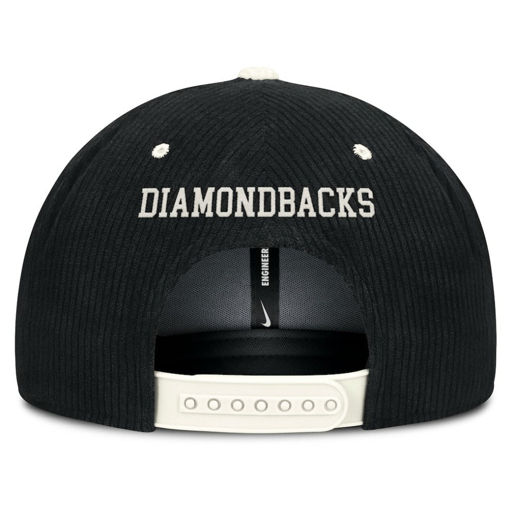 Arizona Diamondbacks Nike Pro Corduroy Structured Snapback Hat Sale