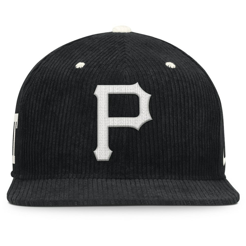 Pittsburgh Pirates Nike Pro Corduroy Structured Snapback Hat for sale