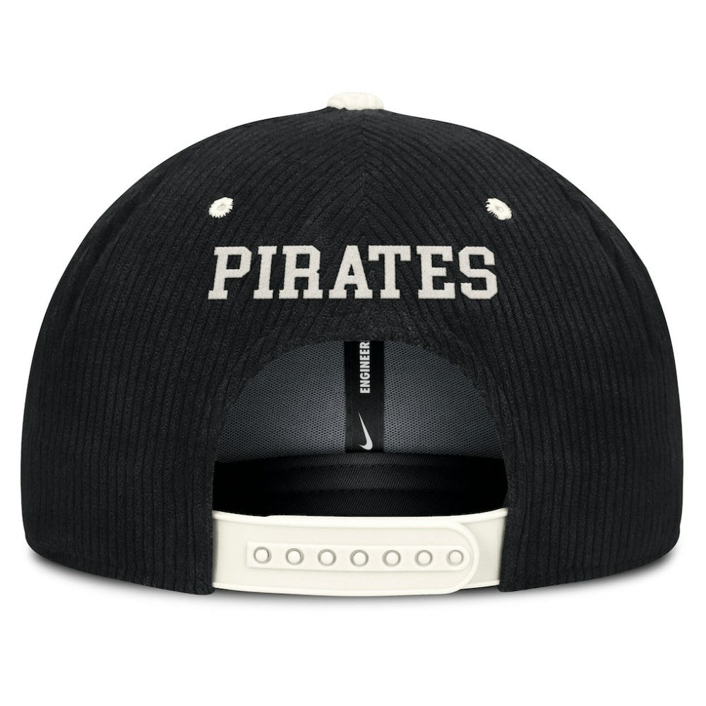 Pittsburgh Pirates Nike Pro Corduroy Structured Snapback Hat for sale