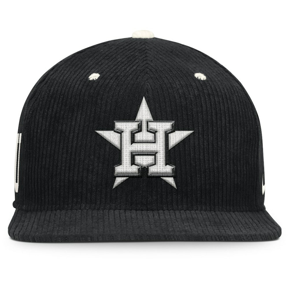 Houston Astros Nike Pro Corduroy Structured Snapback Hat Outlet