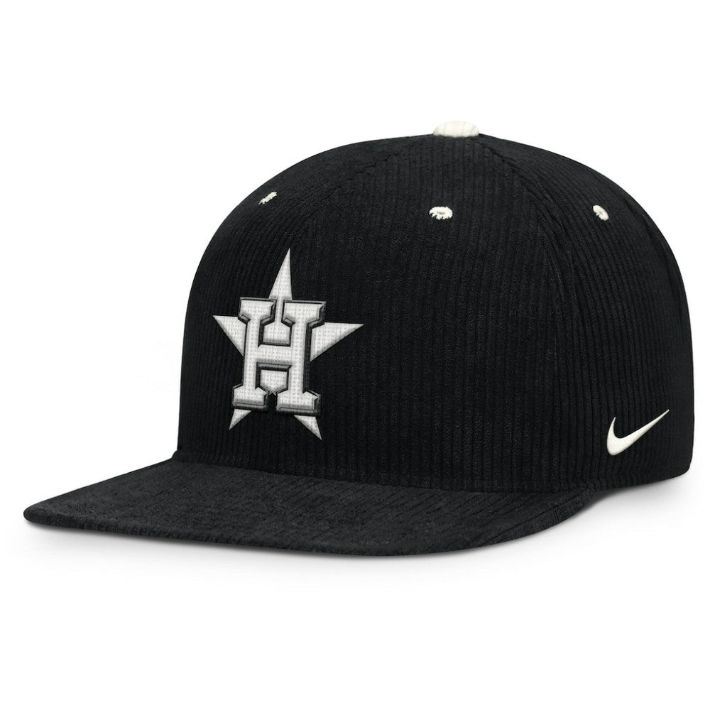 Houston Astros Nike Pro Corduroy Structured Snapback Hat Outlet