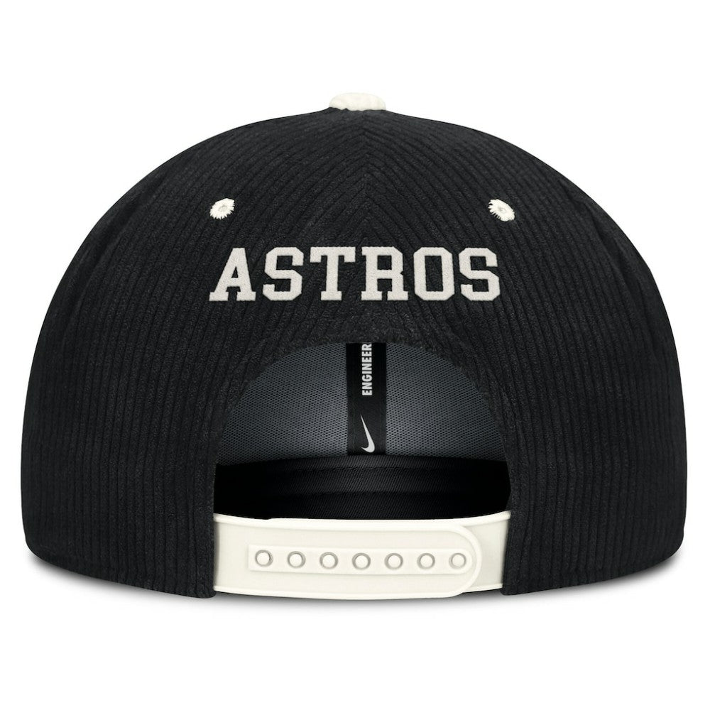 Houston Astros Nike Pro Corduroy Structured Snapback Hat Outlet