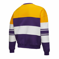 Mitchell & Ness Los Angeles Lakers x DANNIJO Women's Blocked Pullover Sweatshirt Gold/Purple