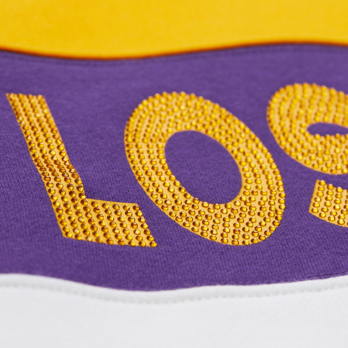 Mitchell & Ness Los Angeles Lakers x DANNIJO Women's Blocked Pullover Sweatshirt Gold/Purple