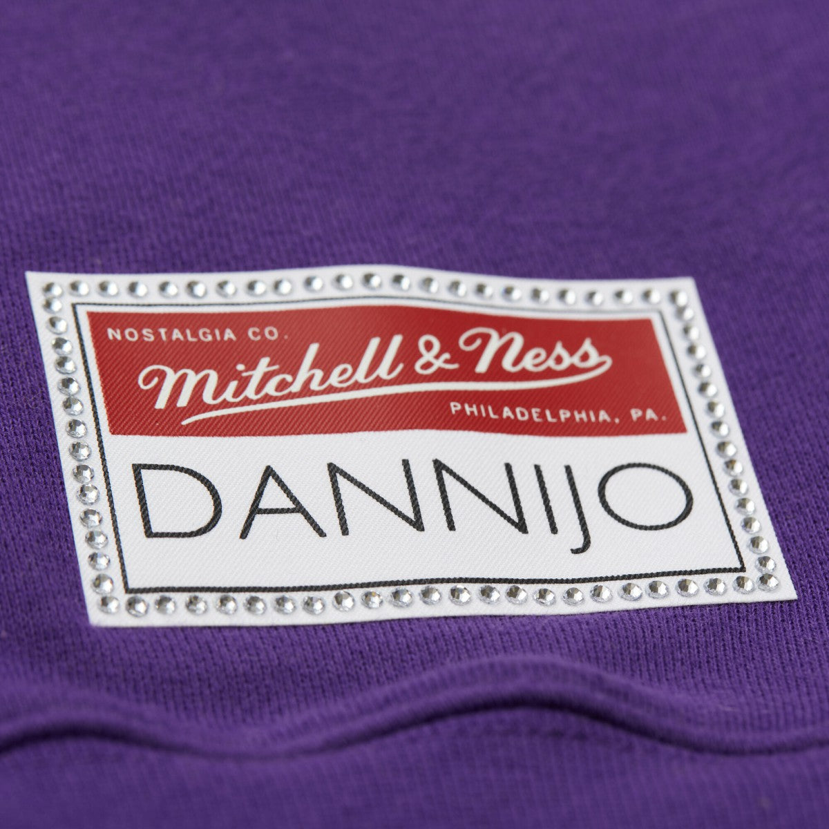 Mitchell & Ness Los Angeles Lakers x DANNIJO Women's Blocked Pullover Sweatshirt Gold/Purple