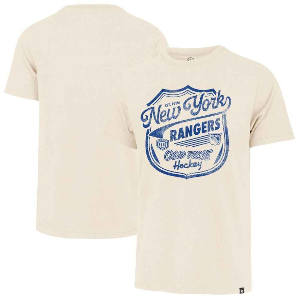 New York Rangers '47 Poke Check Franklin T-Shirt - Cream | 47 brand online