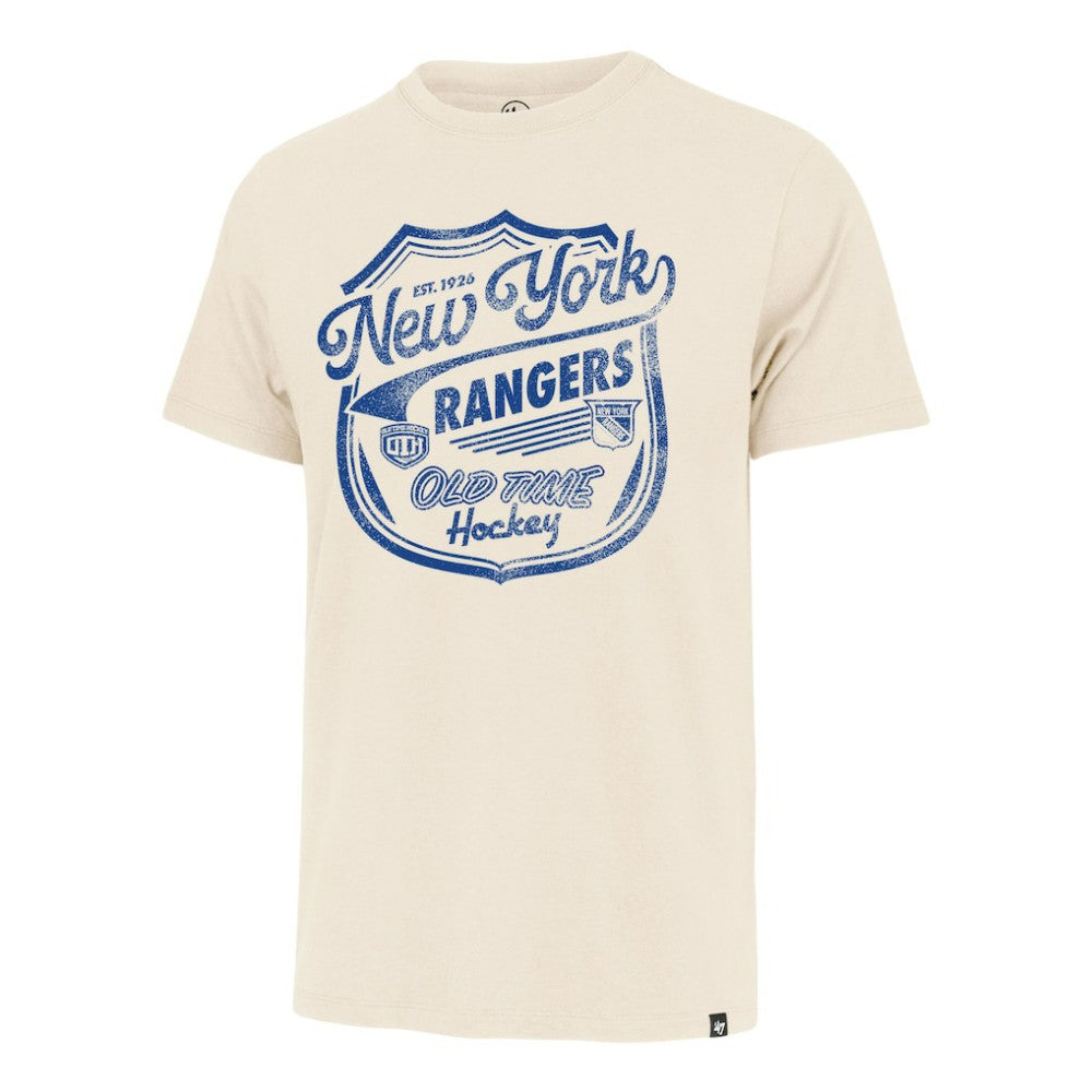 New York Rangers '47 Poke Check Franklin T-Shirt - Cream | 47 brand online