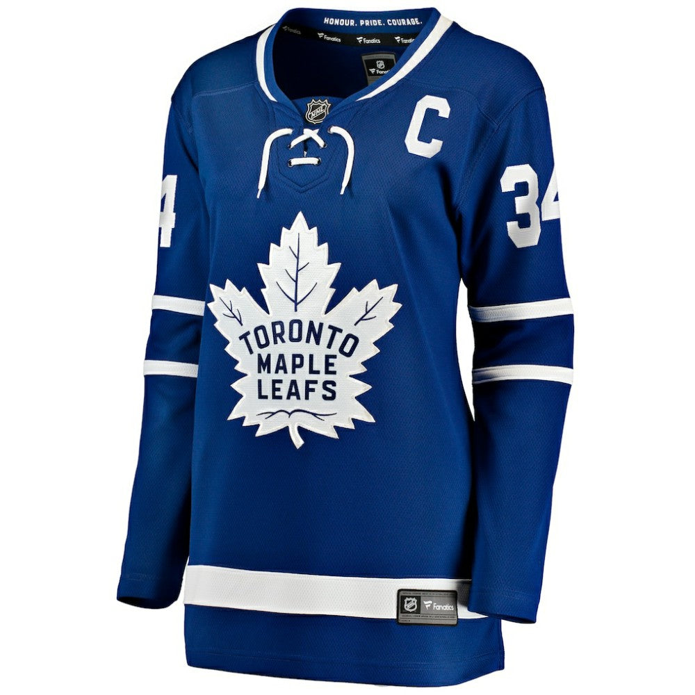 Auston Matthews Toronto Maple Leafs Fanatics Women's Captain Patch Home Breakaway Player Jersey - Blue | Fanatics sale
