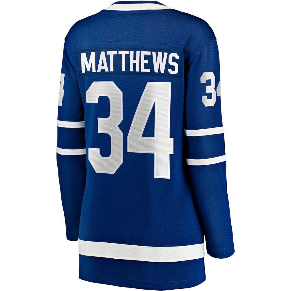 Auston Matthews Toronto Maple Leafs Fanatics Women's Captain Patch Home Breakaway Player Jersey - Blue | Fanatics sale