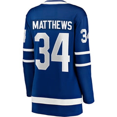 Auston Matthews Toronto Maple Leafs Fanatics Women's Captain Patch Home Breakaway Player Jersey - Blue | Fanatics sale