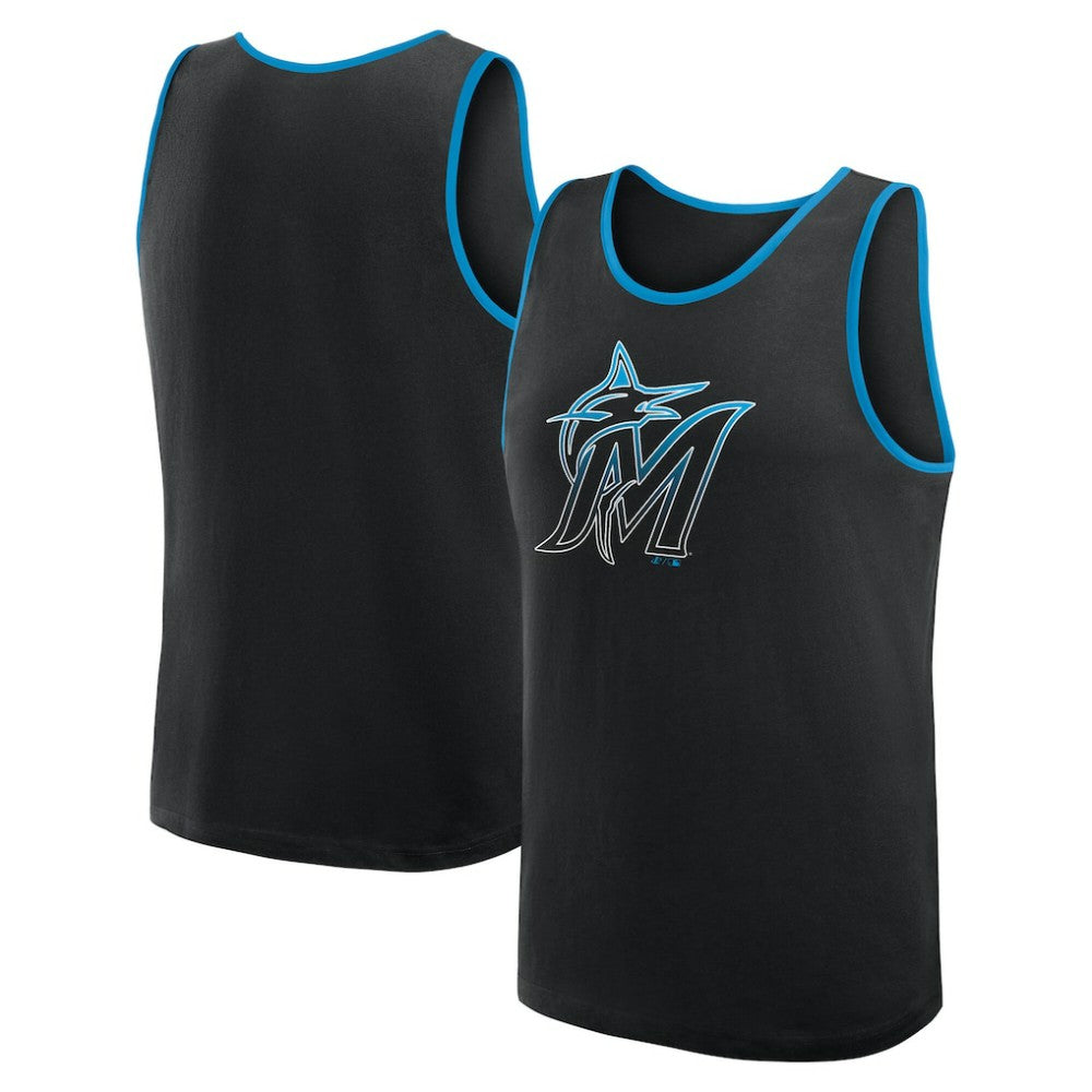 Miami Marlins Logo Athletic Unmatched Success Tank Top for sale