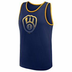 Milwaukee Brewers Logo Athletic Unmatched Success Tank Top Discount