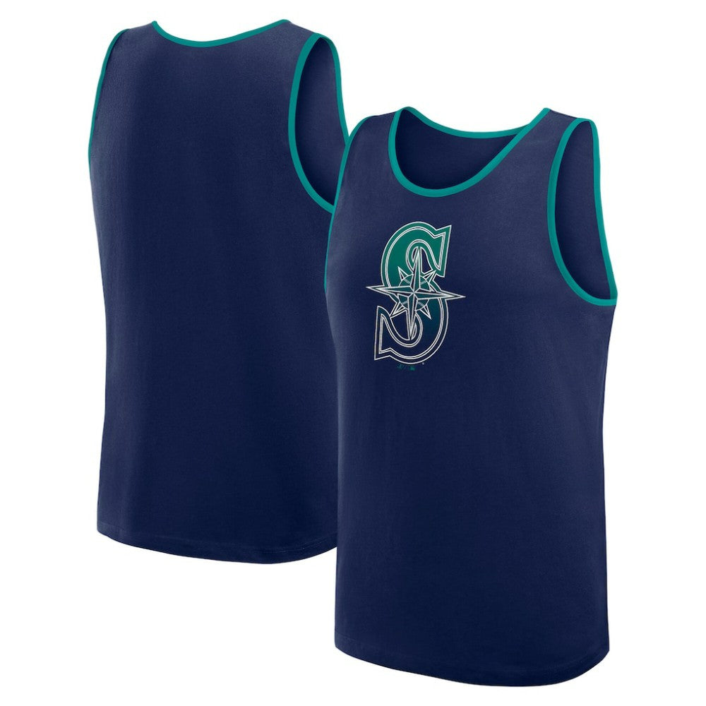 Seattle Mariners Logo Athletic Unmatched Success Tank Top Outlet