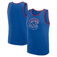 Chicago Cubs Logo Athletic Unmatched Success Tank Top Outlet