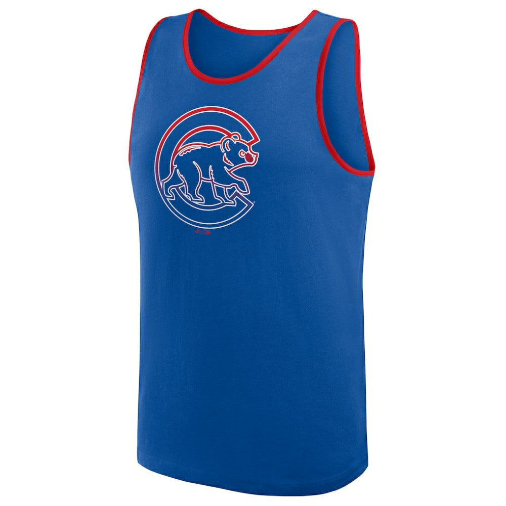 Chicago Cubs Logo Athletic Unmatched Success Tank Top Outlet