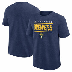 Milwaukee Brewers Logo Athletic Top Notch T-Shirt for sale