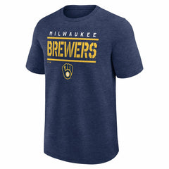 Milwaukee Brewers Logo Athletic Top Notch T-Shirt for sale