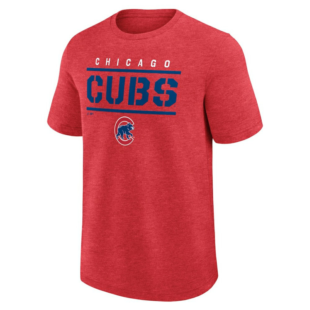 Chicago Cubs Logo Athletic Top Notch T-Shirt Outlet