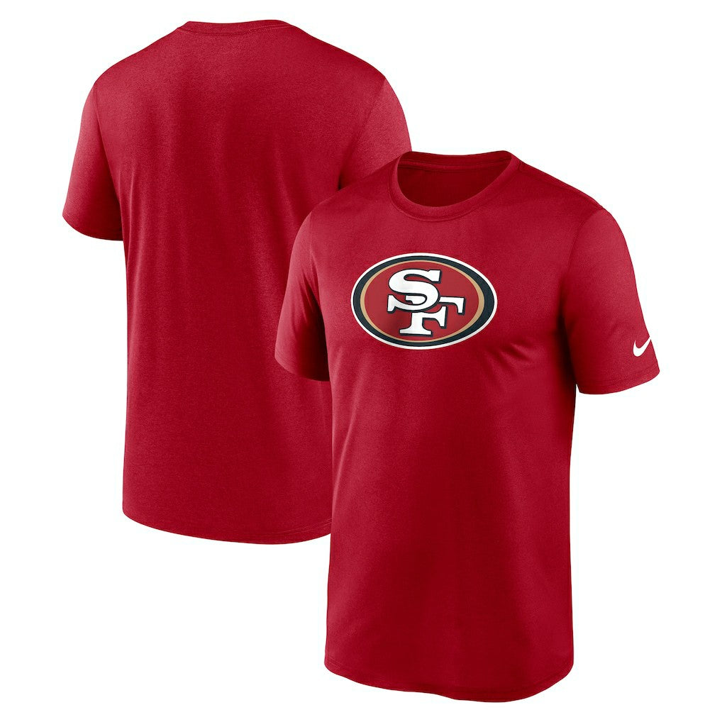 San Francisco 49ers Primetime Legend Logo Performance T-Shirt - Scarlet - Nike
