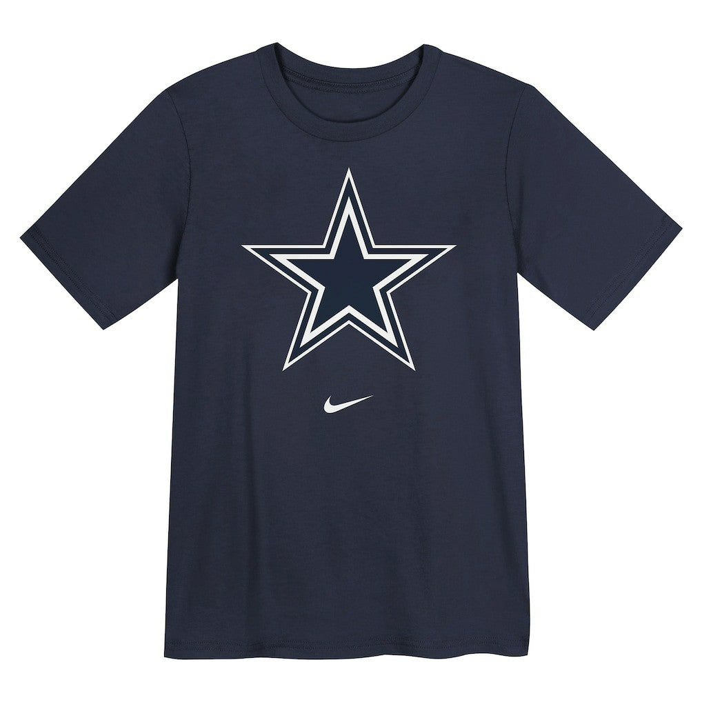 Dallas Cowboys Preschool Primary Logo Legend Performance T-Shirt - Navy - Nike
