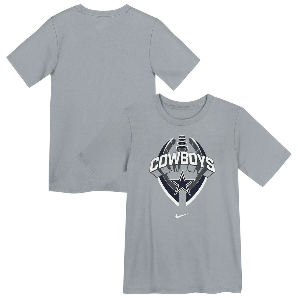 Dallas Cowboys Preschool Icon Legend Dri-FIT T-Shirt - Gray - Nike