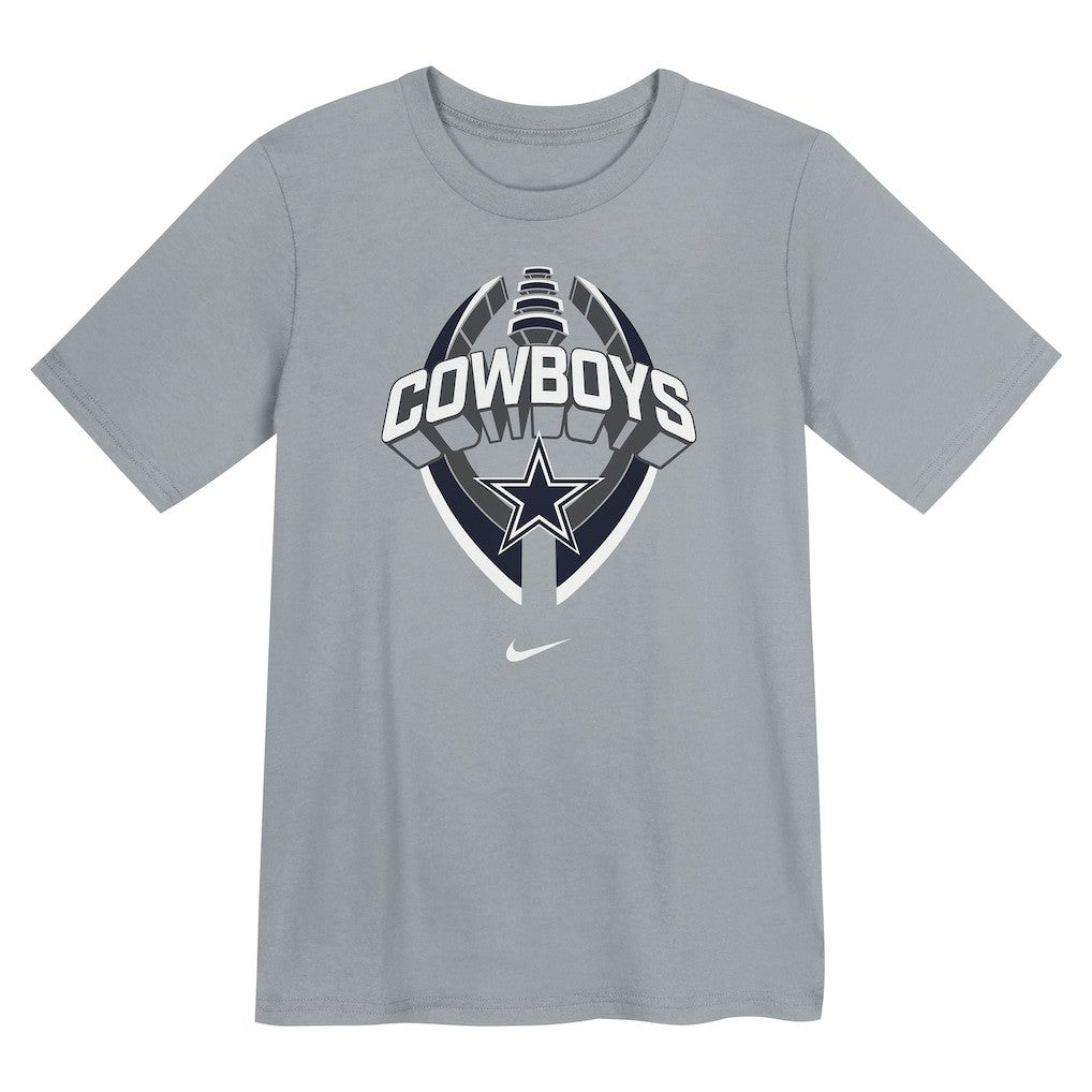 Dallas Cowboys Preschool Icon Legend Dri-FIT T-Shirt - Gray - Nike