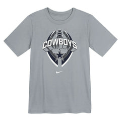 Dallas Cowboys Preschool Icon Legend Dri-FIT T-Shirt - Gray - Nike