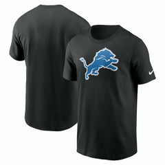 Detroit Lions Primetime Logo Essential T-Shirt - Black - Nike