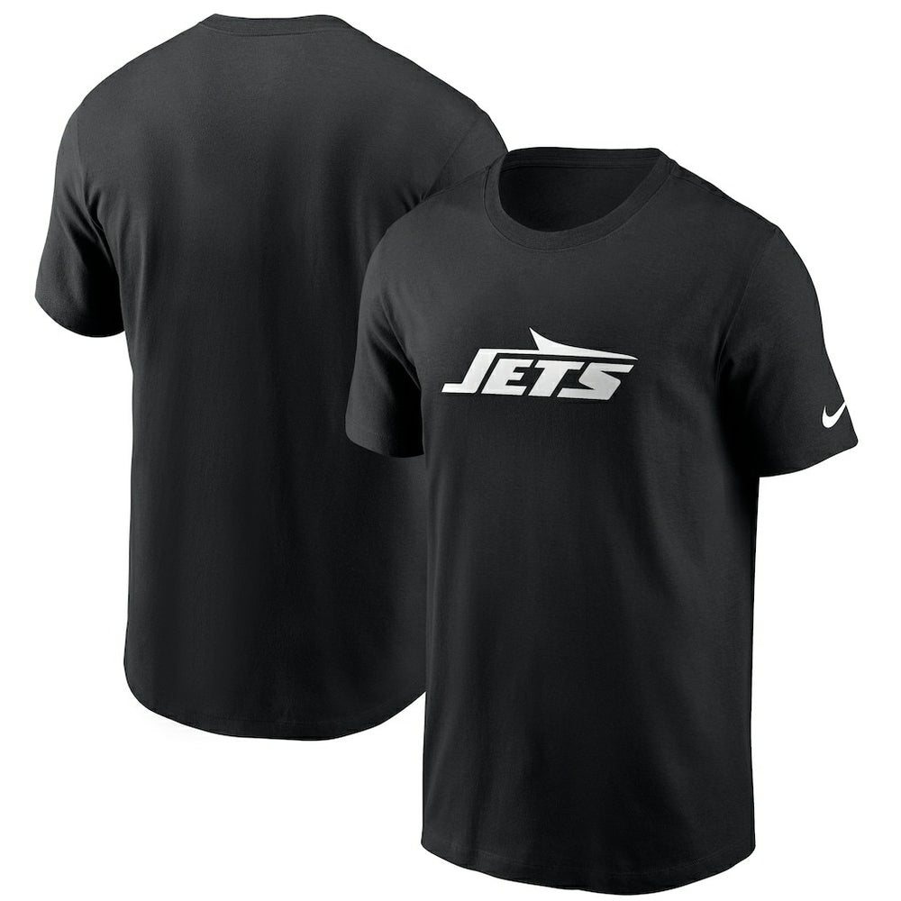 New York Jets Primetime Logo Essential T-Shirt - Black - Nike